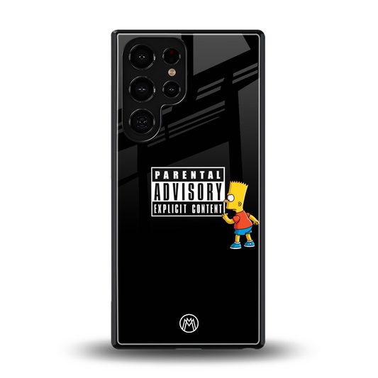 advisory back phone cover | glass case for samsung galaxy s25 ultra