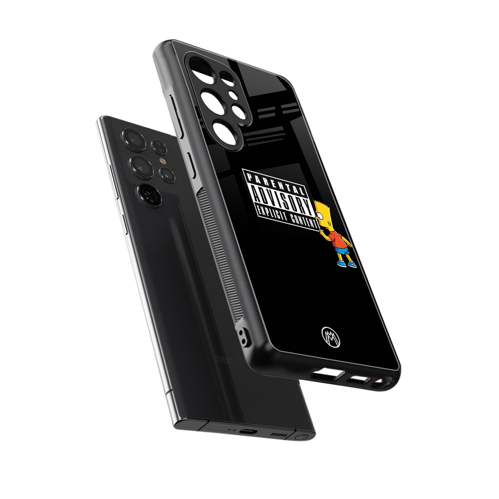 advisory back phone cover | glass case for samsung galaxy s25 ultra