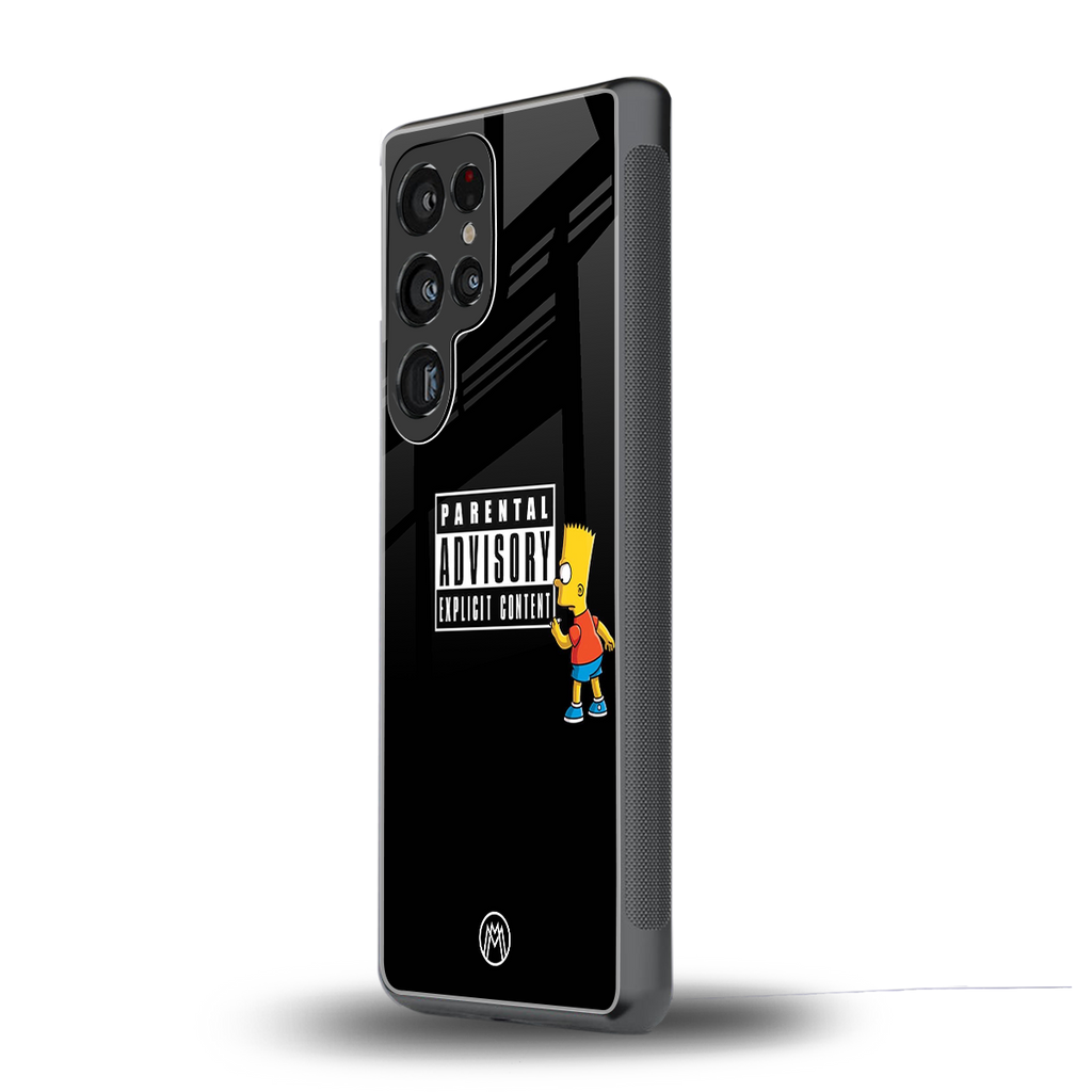 advisory back phone cover | glass case for samsung galaxy s25 ultra