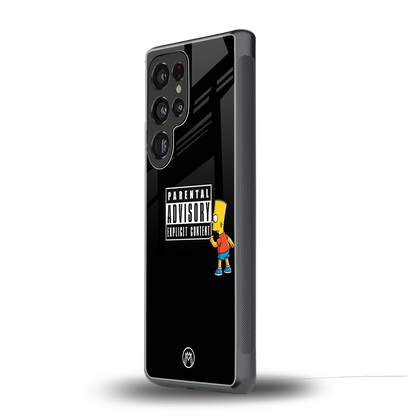advisory back phone cover | glass case for samsung galaxy s25 ultra