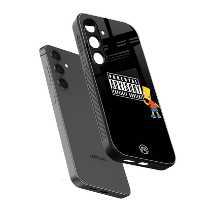 advisory back phone cover | glass case for samsung galaxy s24 fe