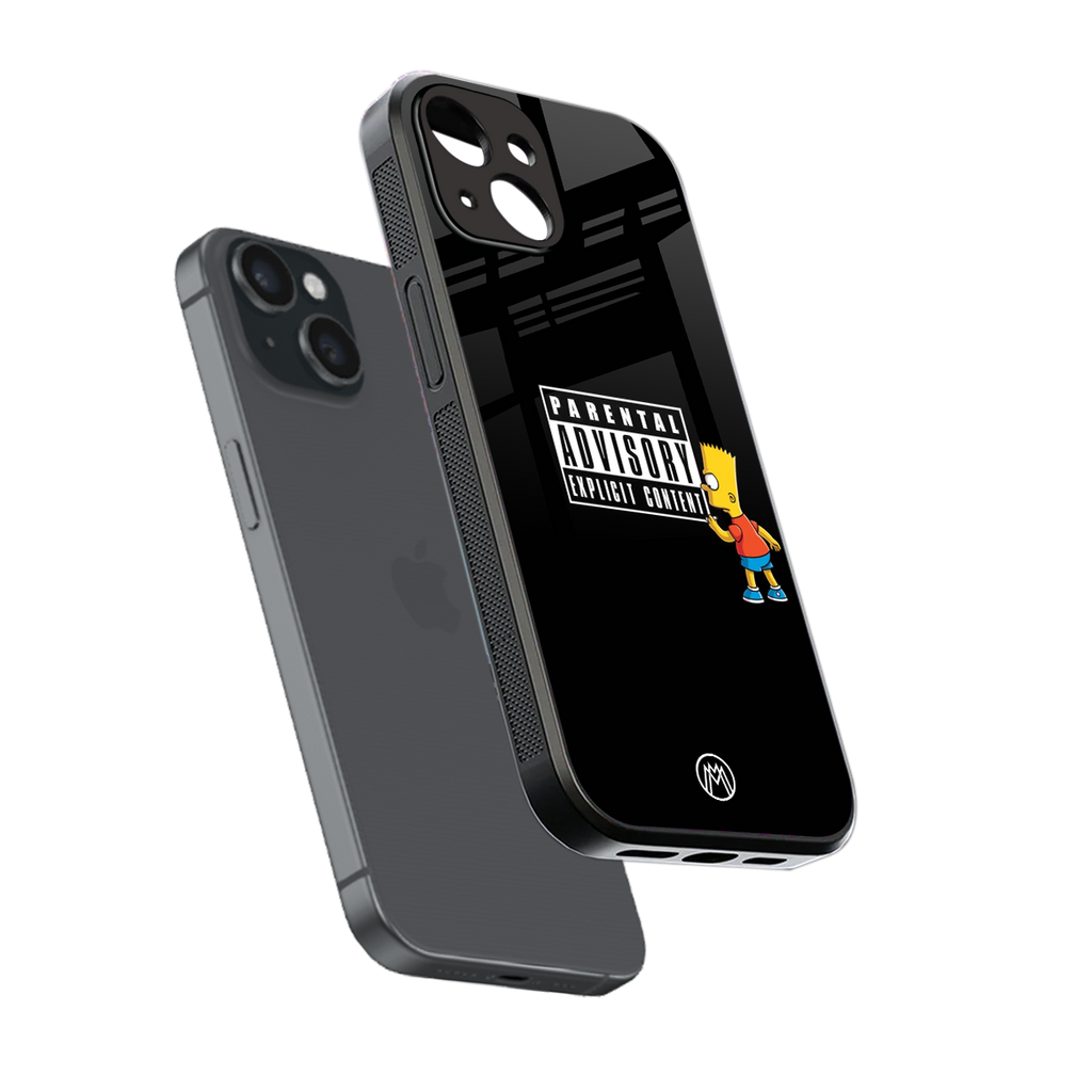 advisory back phone cover | glass case for iphone 15