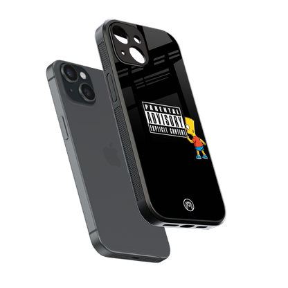 advisory back phone cover | glass case for iphone 15