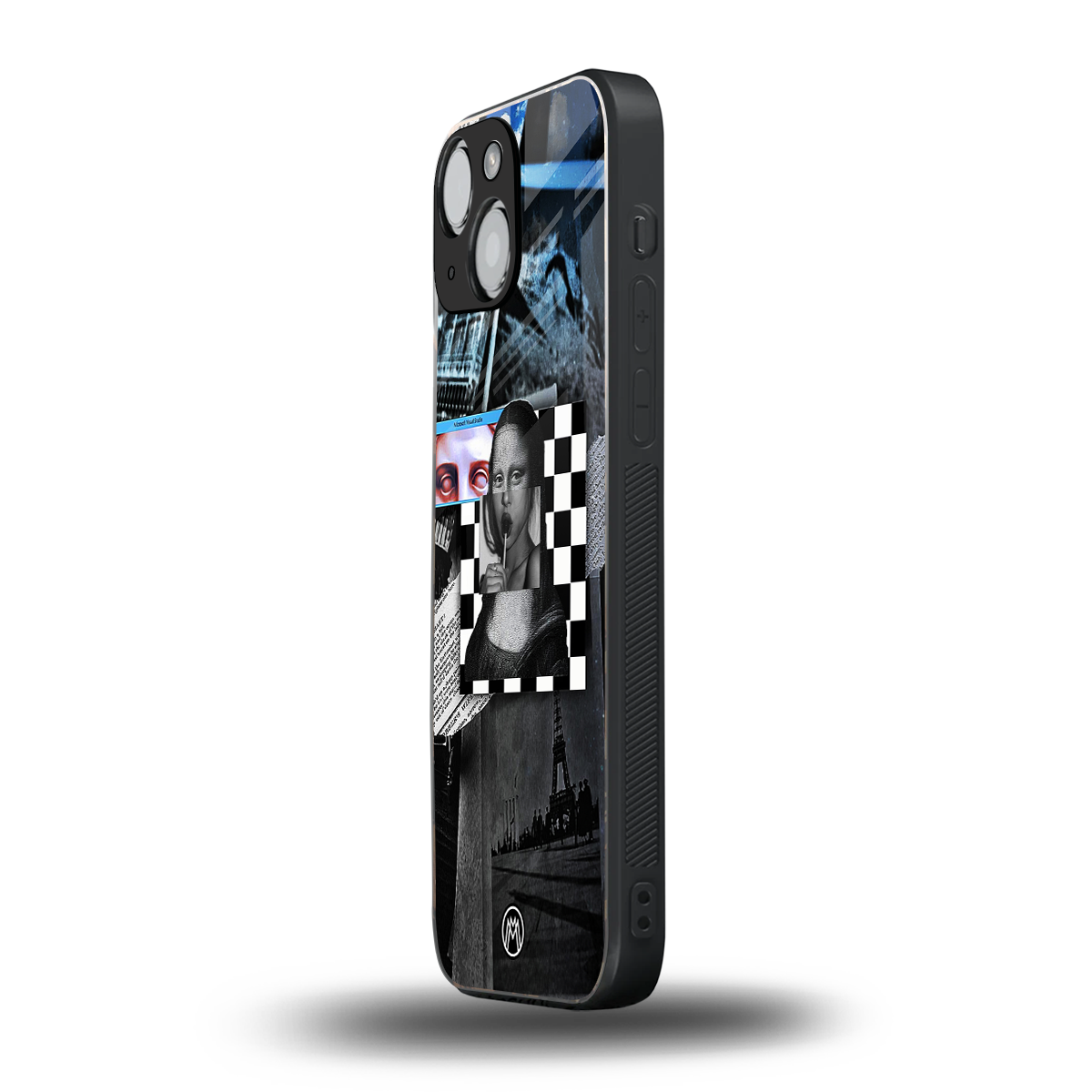 aesthetic mona lisa art back phone cover | glass case for iphone 13 mini