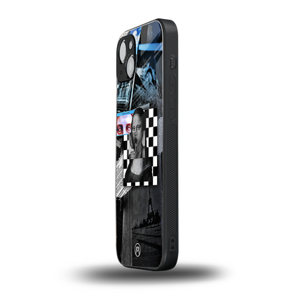 aesthetic mona lisa art back phone cover | glass case for iphone 14