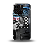 aesthetic mona lisa art back phone cover | glass case for iphone 16 pro
