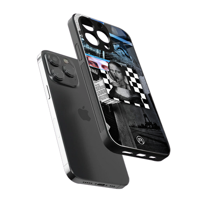 aesthetic mona lisa art back phone cover | glass case for iphone 16 pro