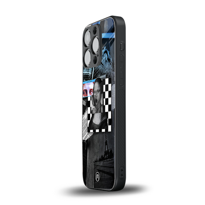 aesthetic mona lisa art back phone cover | glass case for iphone 16 pro
