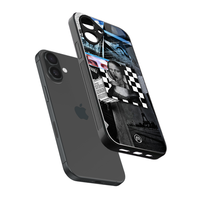 aesthetic mona lisa art back phone cover | glass case for iphone 16