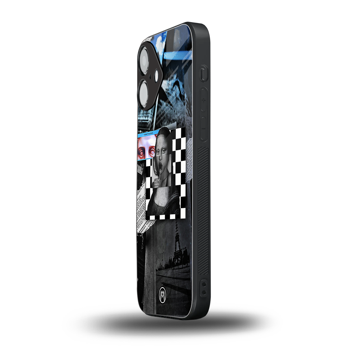 aesthetic mona lisa art back phone cover | glass case for iphone 16