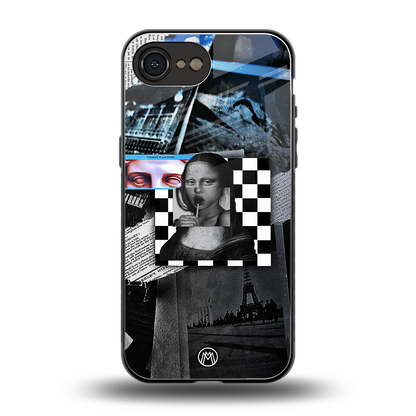aesthetic mona lisa art back phone cover | glass case for iphone 16e