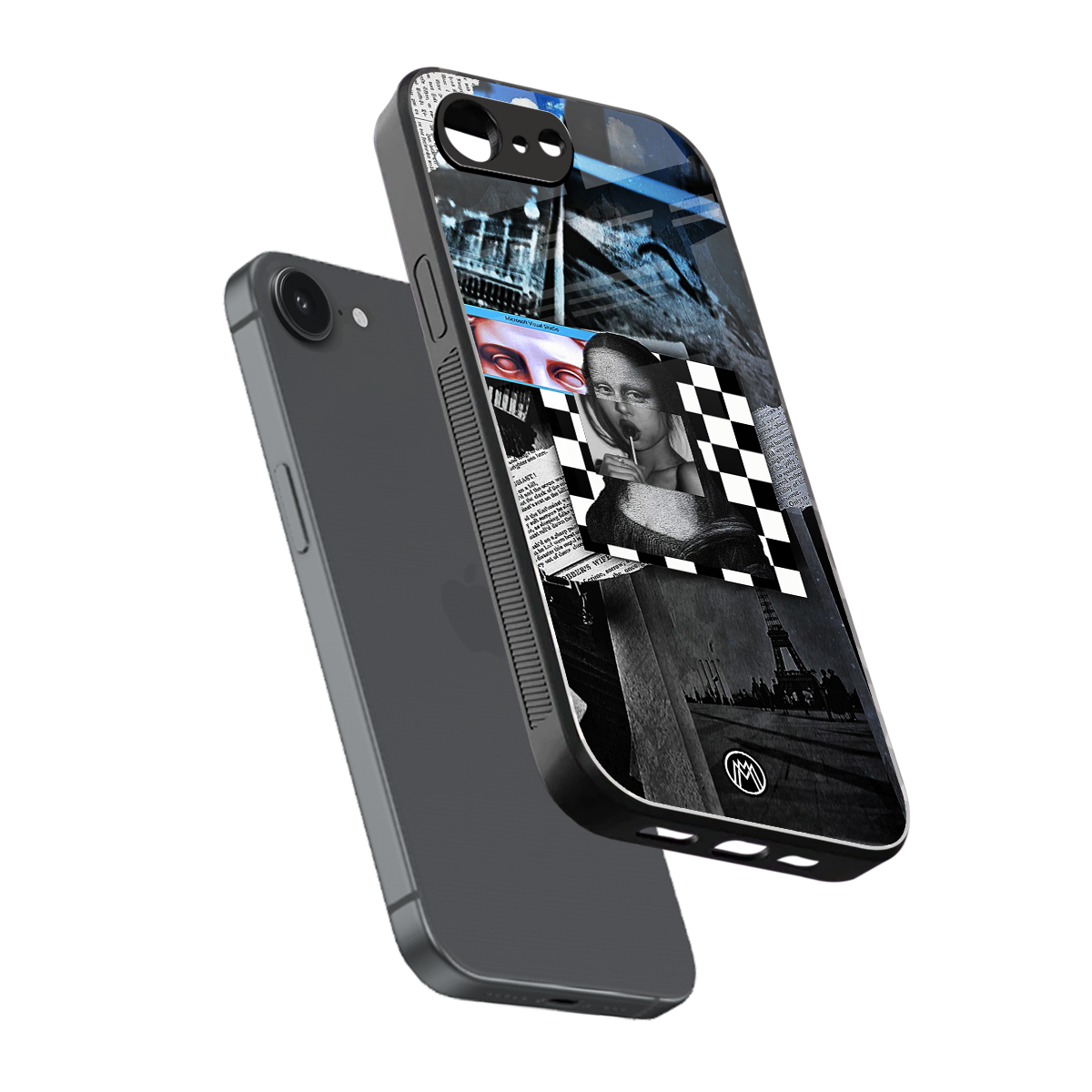 aesthetic mona lisa art back phone cover | glass case for iphone 16e