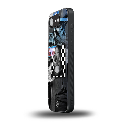 aesthetic mona lisa art back phone cover | glass case for iphone 16e