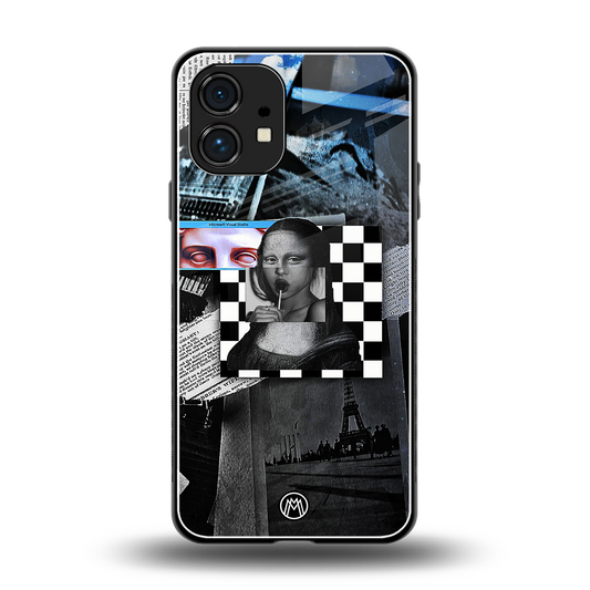 aesthetic mona lisa art back phone cover | glass case for nothing phone 1