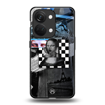 aesthetic mona lisa art back phone cover | glass case for oneplus nord 3