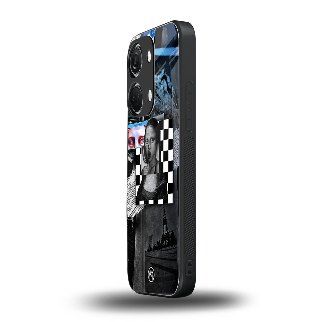 aesthetic mona lisa art back phone cover | glass case for oneplus nord 3