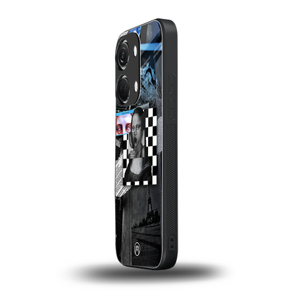 aesthetic mona lisa art back phone cover | glass case for oneplus nord 3