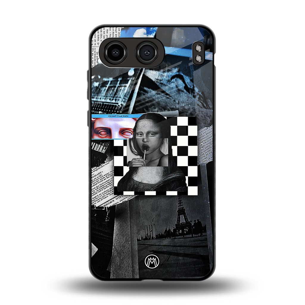 aesthetic mona lisa art back phone cover | glass case for oneplus nord 4