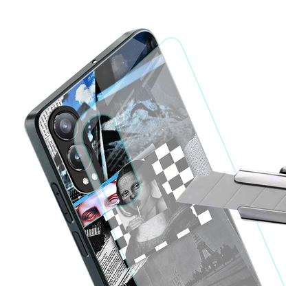 aesthetic mona lisa art back phone cover | glass case for oneplus nord ce 4 lite