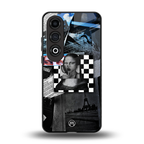 aesthetic mona lisa art back phone cover | glass case for oneplus nord ce 4