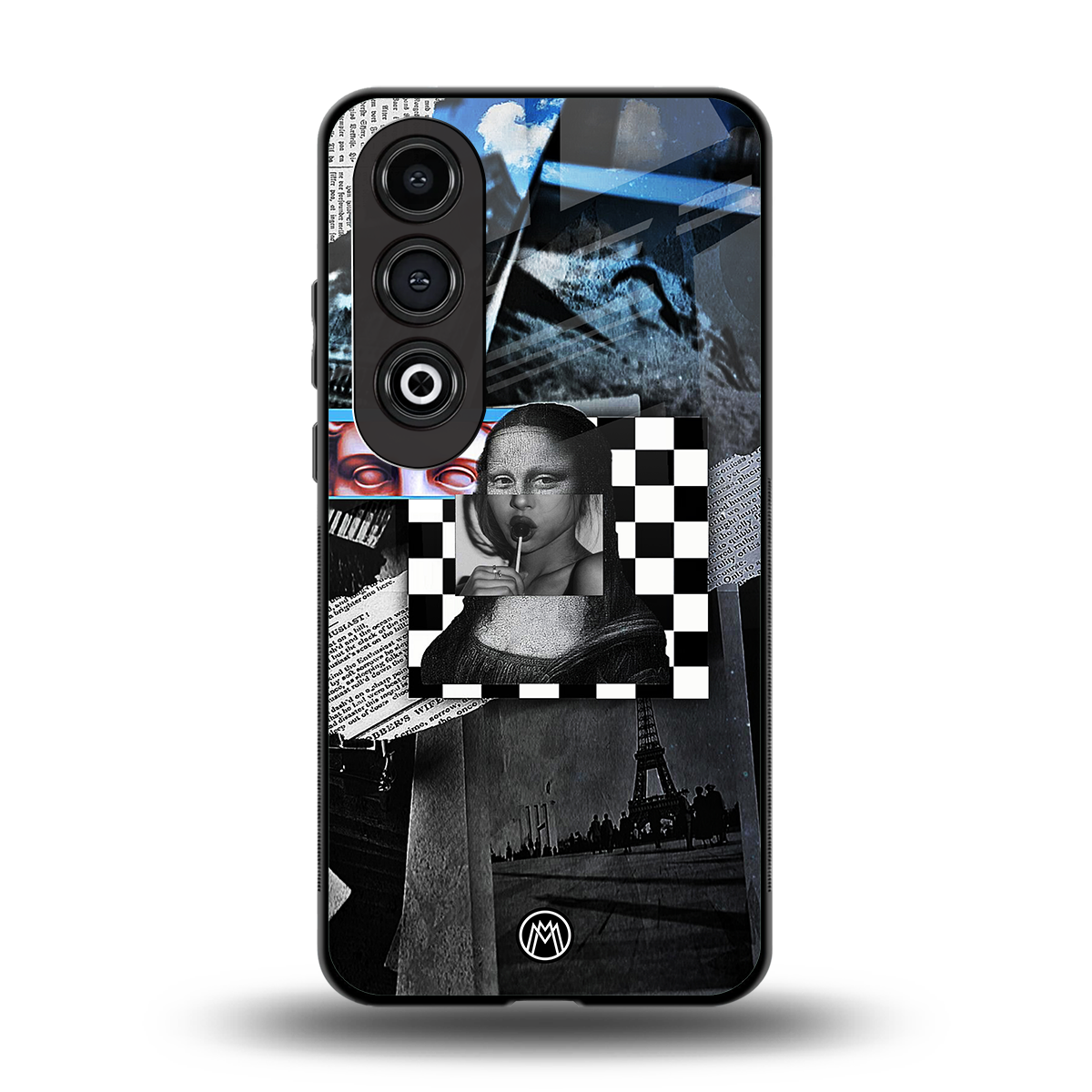 aesthetic mona lisa art back phone cover | glass case for oneplus nord ce 4
