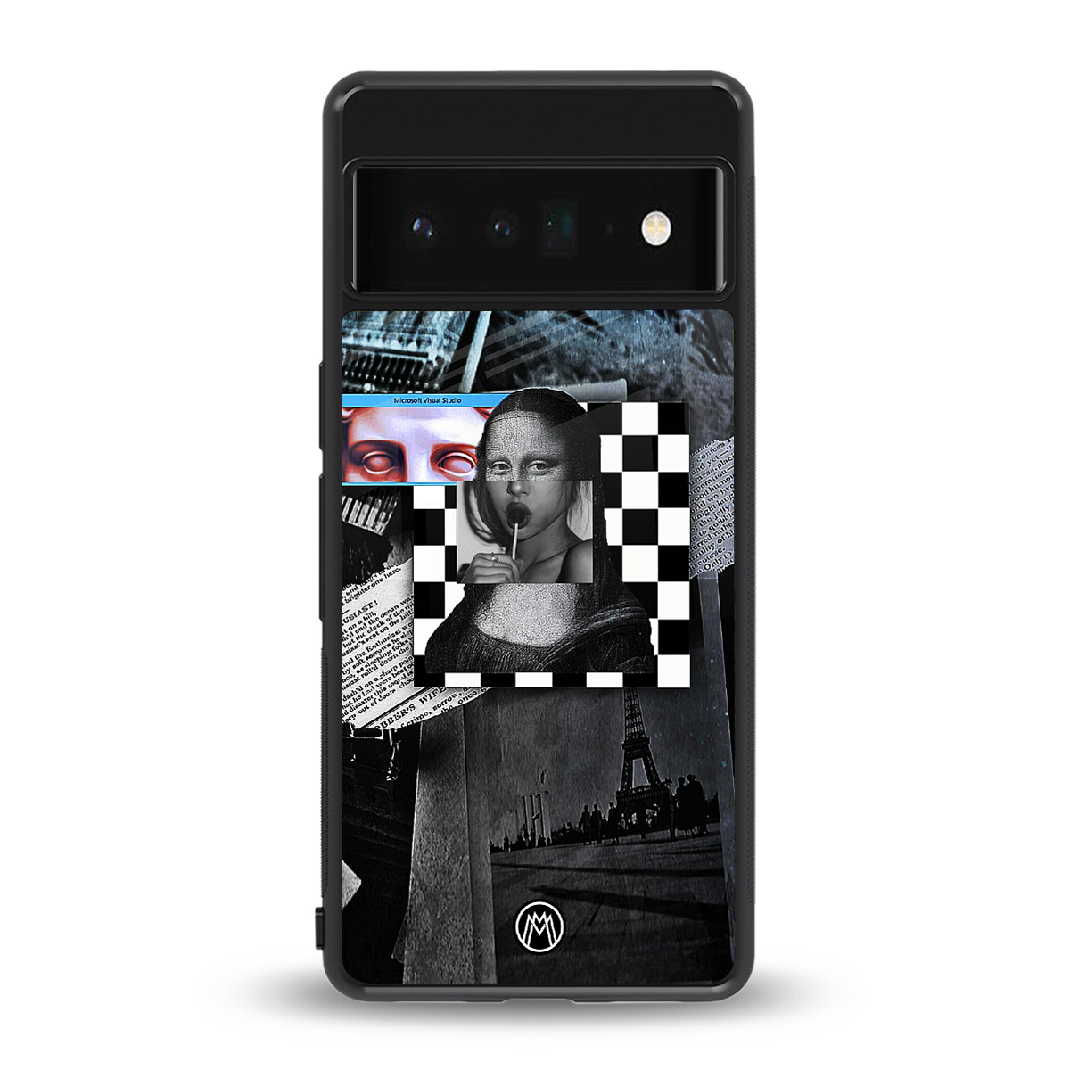 aesthetic mona lisa art back phone cover | glass case for google pixel 6 pro