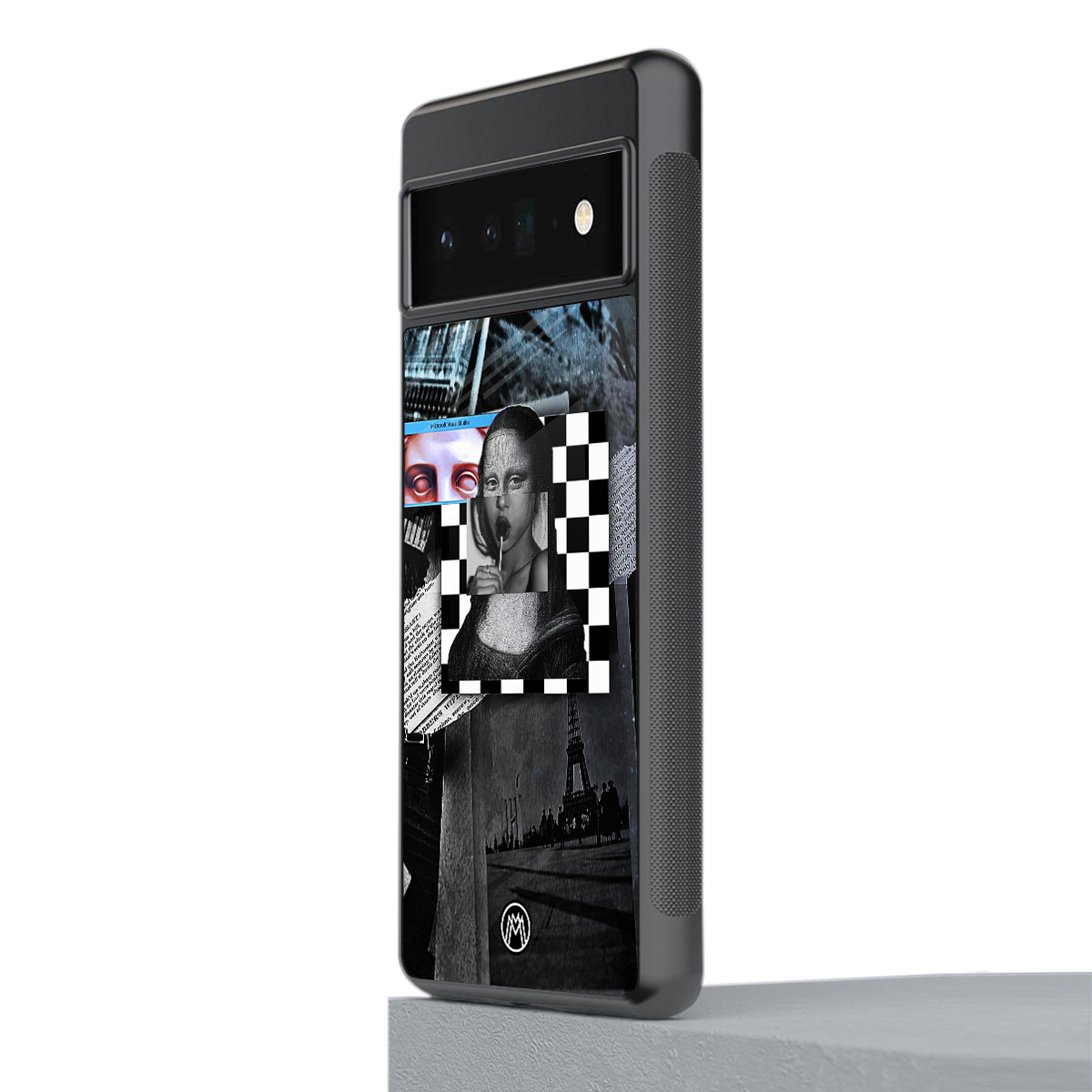 aesthetic mona lisa art back phone cover | glass case for google pixel 6 pro
