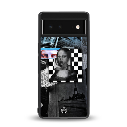 aesthetic mona lisa art back phone cover | glass case for Google Pixel 6A