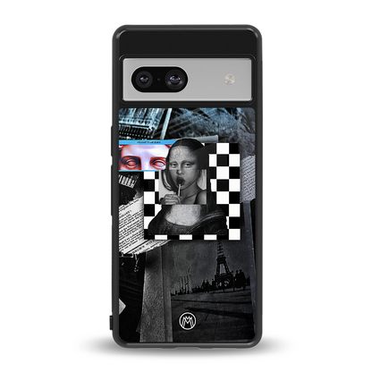 aesthetic mona lisa art back phone cover | glass case for Google Pixel 7