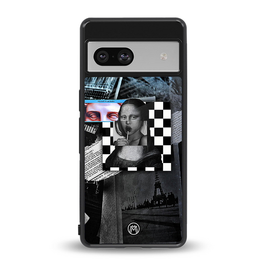 aesthetic mona lisa art back phone cover | glass case for Google Pixel 7
