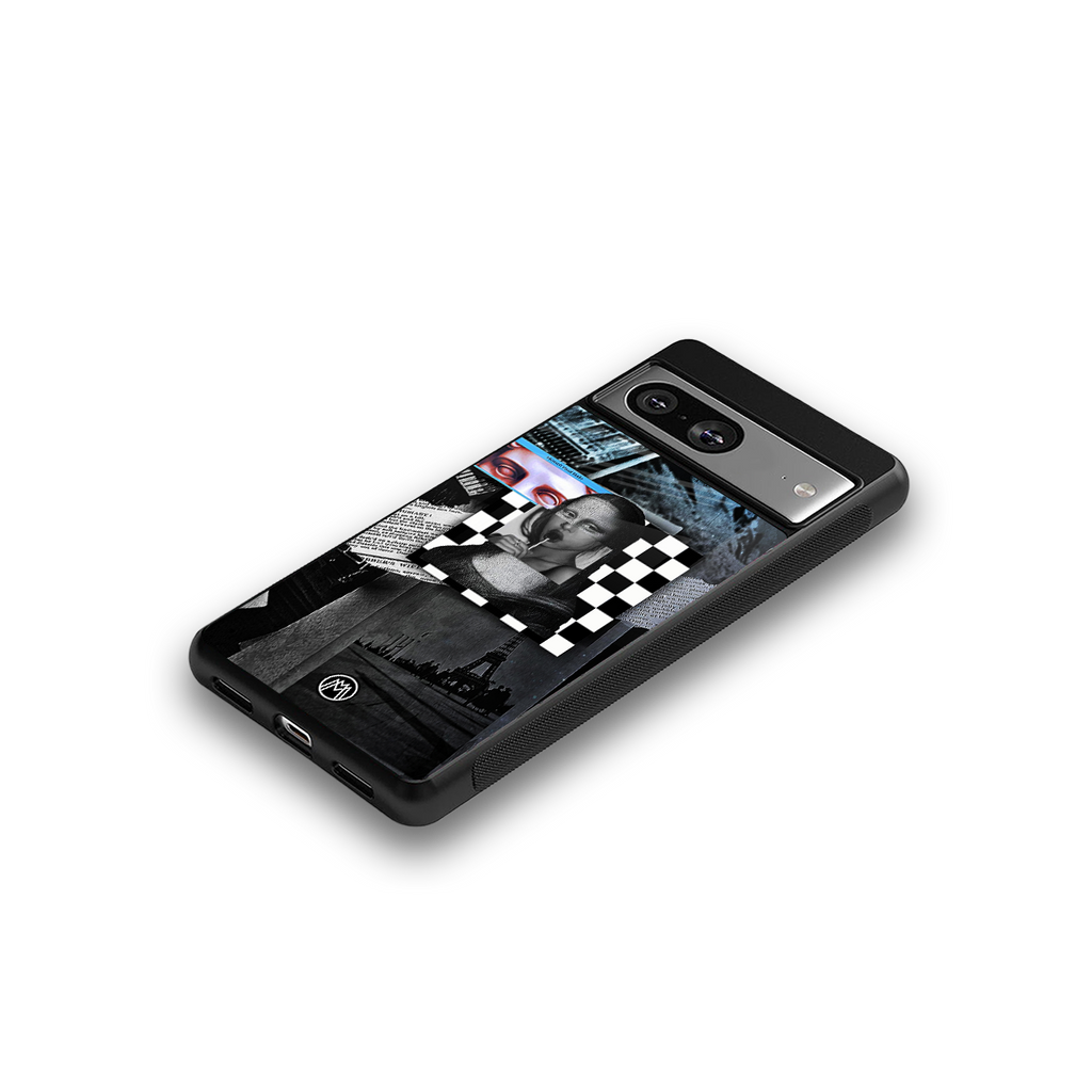 aesthetic mona lisa art back phone cover | glass case for Google Pixel 8