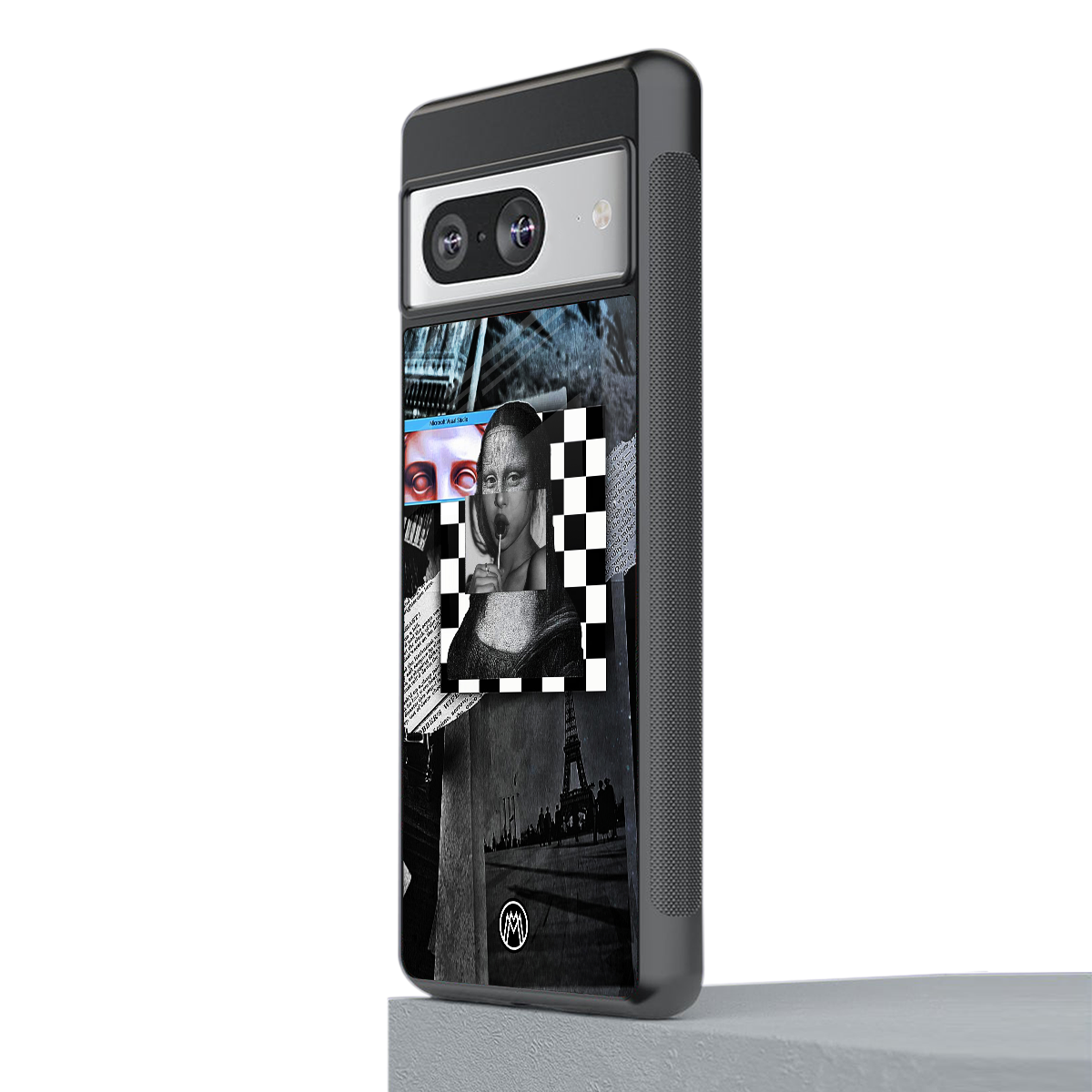 aesthetic mona lisa art back phone cover | glass case for Google Pixel 8
