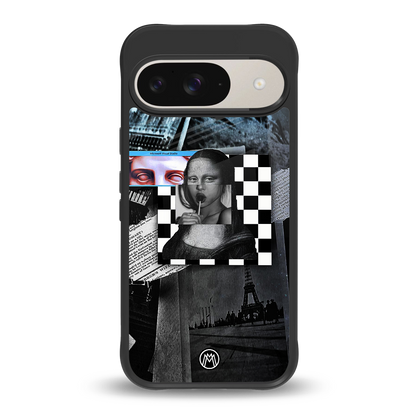 aesthetic mona lisa art back phone cover | glass case for google pixel 9