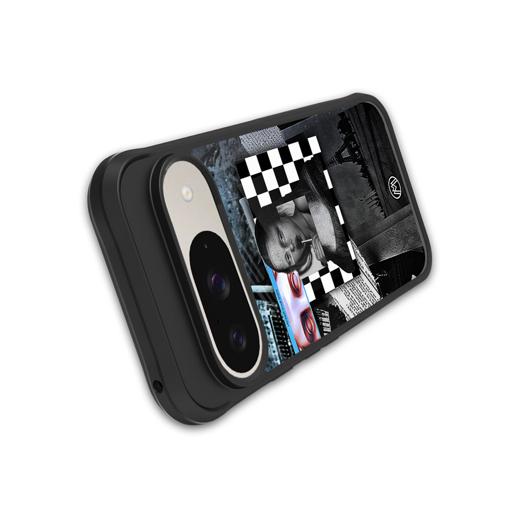 aesthetic mona lisa art back phone cover | glass case for google pixel 9