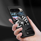 aesthetic mona lisa art back phone cover | glass case for google pixel 9 pro xl