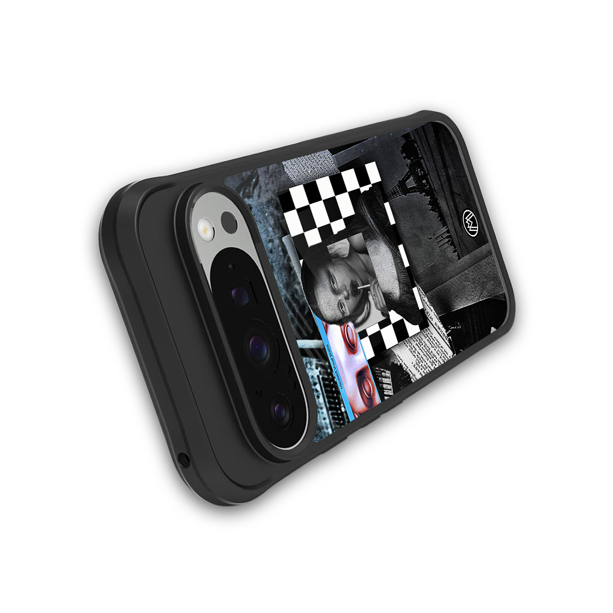 aesthetic mona lisa art back phone cover | glass case for google pixel 9 pro