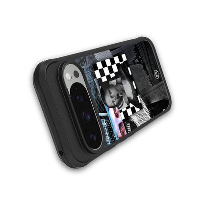 aesthetic mona lisa art back phone cover | glass case for google pixel 9 pro