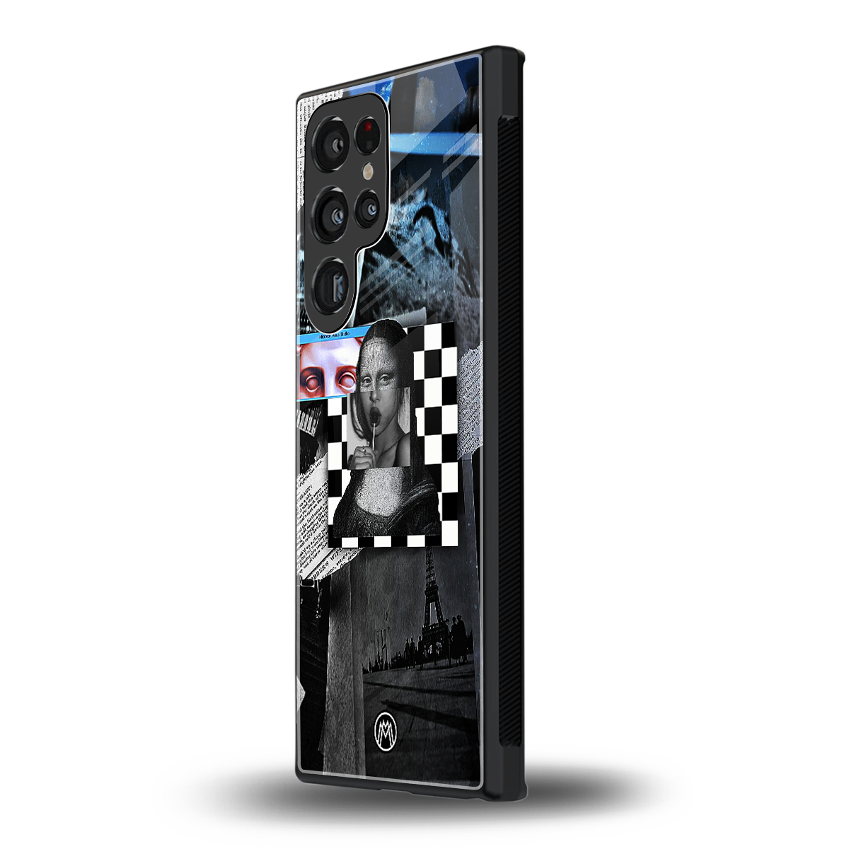 aesthetic mona lisa art back phone cover | glass case for samsung galaxy s24 ultra