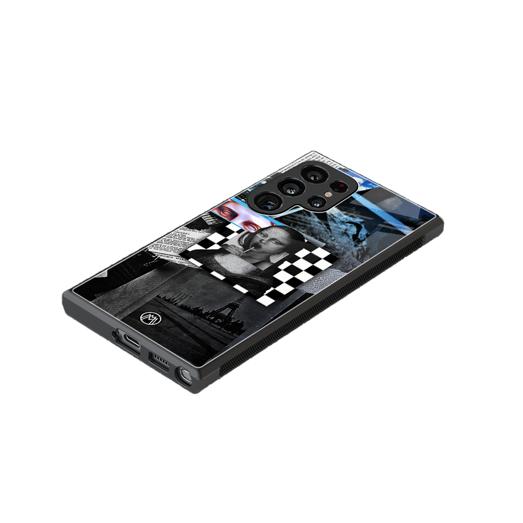 aesthetic mona lisa art back phone cover | glass case for samsung galaxy s24 ultra
