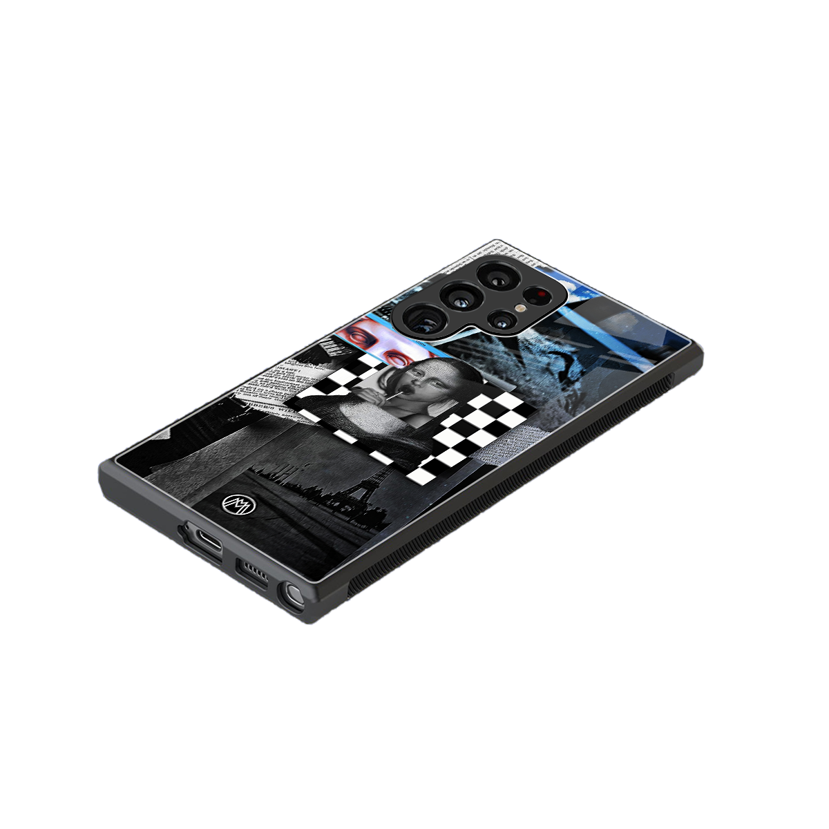 aesthetic mona lisa art back phone cover | glass case for samsung galaxy s24 ultra