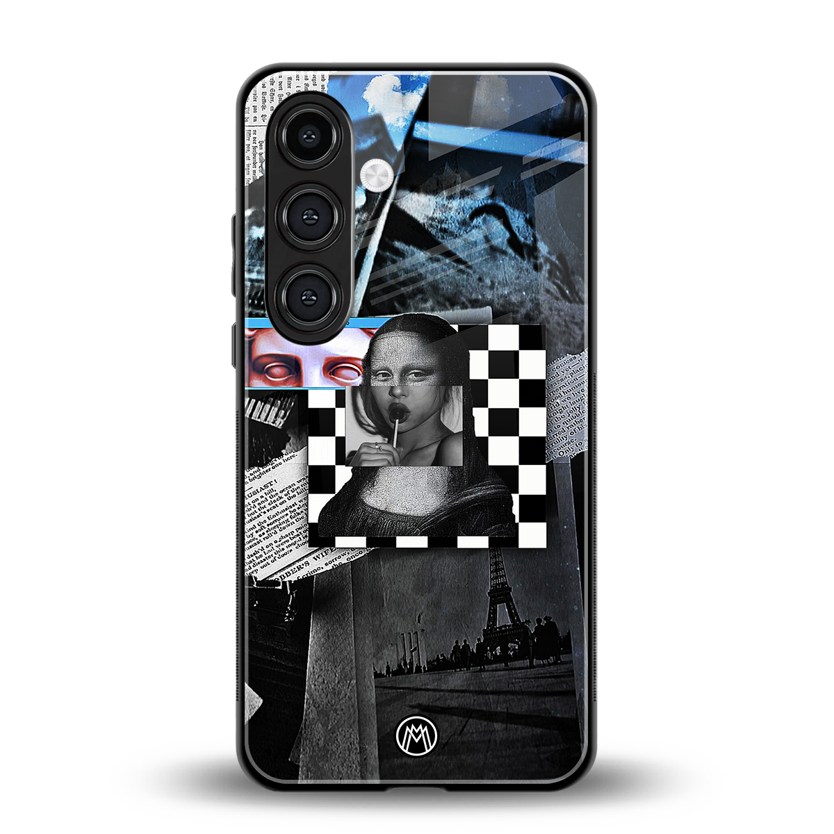 aesthetic mona lisa art back phone cover | glass case for samsung galaxy s23