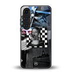 aesthetic mona lisa art back phone cover | glass case for samsung galaxy s24 fe