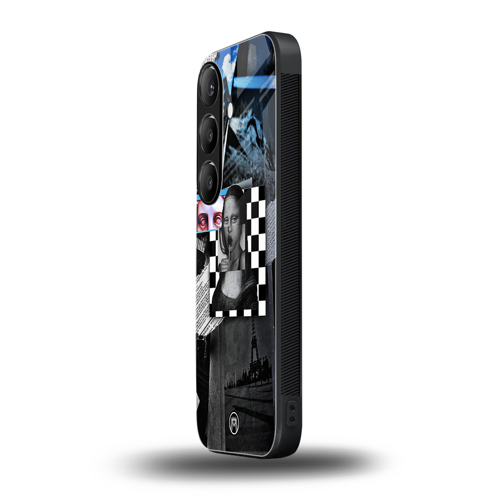 aesthetic mona lisa art back phone cover | glass case for samsung galaxy s23