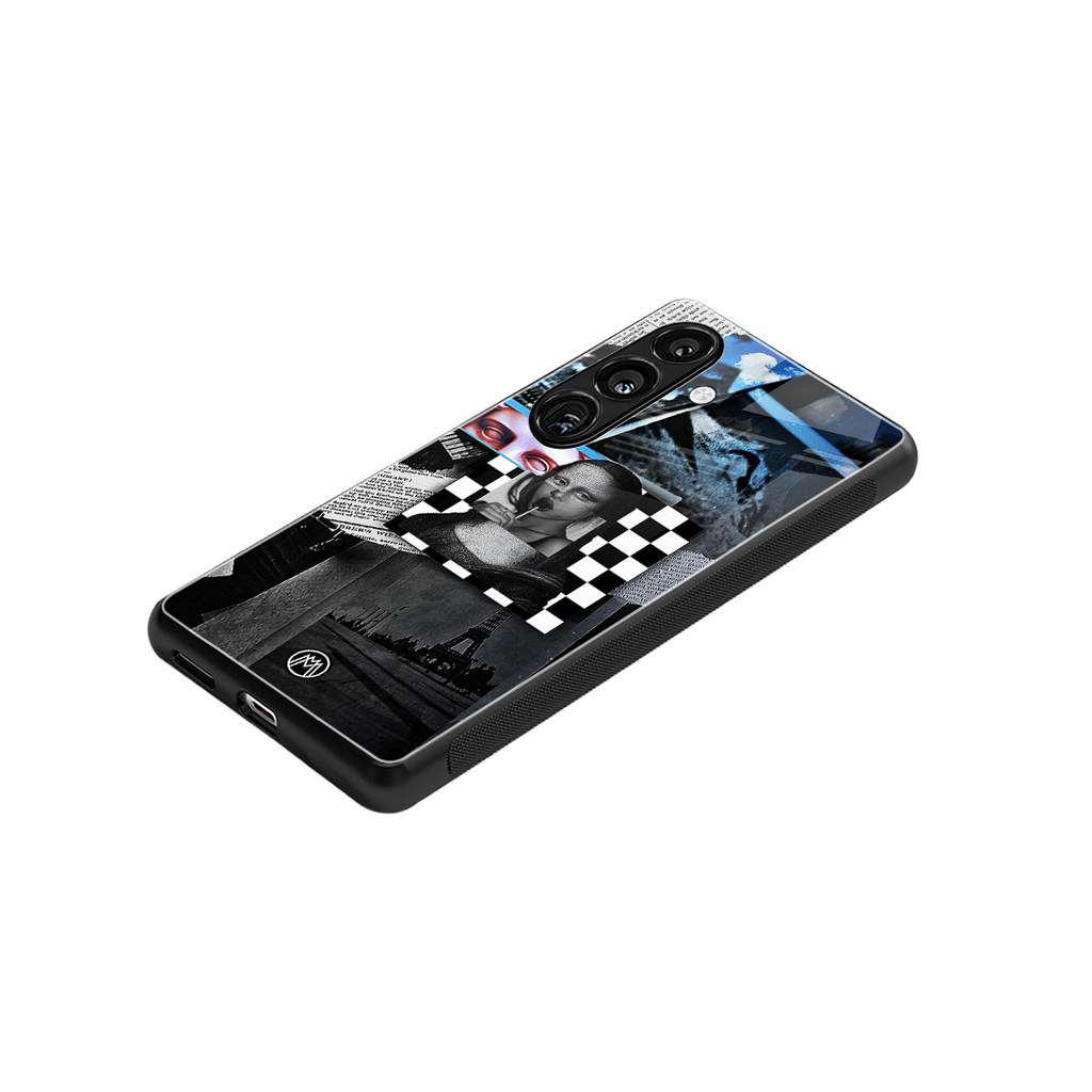 aesthetic mona lisa art back phone cover | glass case for samsung galaxy s23