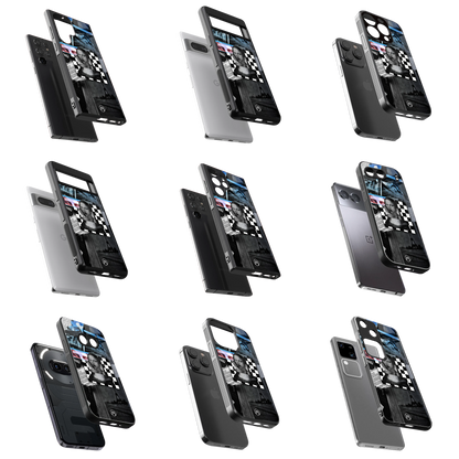 Durable Glass Back Mobile Case for iPhone, Samsung, OnePlus, Google Pixel, Redmi, Vivo, Oppo