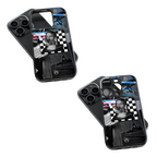 Trendy Glass Back Mobile Case for iPhone, Samsung, Redmi, OnePlus, Google Pixel, Motorola