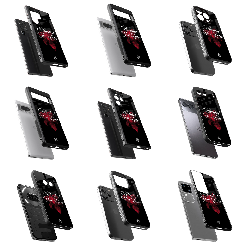 Durable Glass Back Mobile Case for iPhone, Samsung, OnePlus, Google Pixel, Redmi, Vivo, Oppo