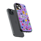 afternoon treat back phone cover | glass case for iphone 13 mini