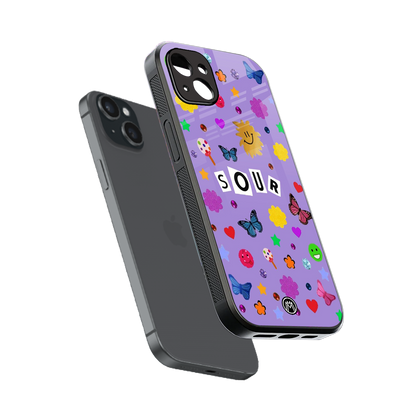 afternoon treat back phone cover | glass case for iphone 15 plus