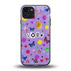 afternoon treat back phone cover | glass case for iphone 15